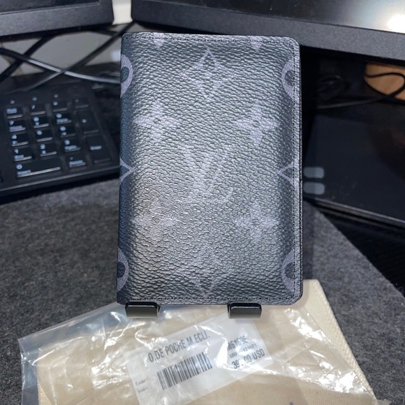 LV Pocket Organizer - Monogram Eclipse Canvas M61696 - Picture 3 of 6